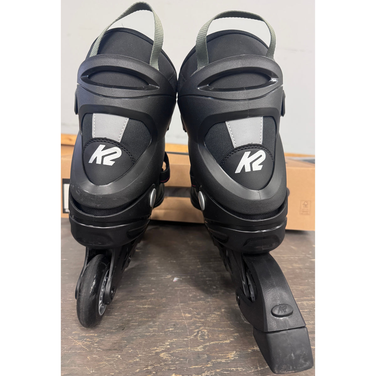 K2 Men's Kinetic 80 Inline Skates - Black/Gray - 10 - Used - Acceptable