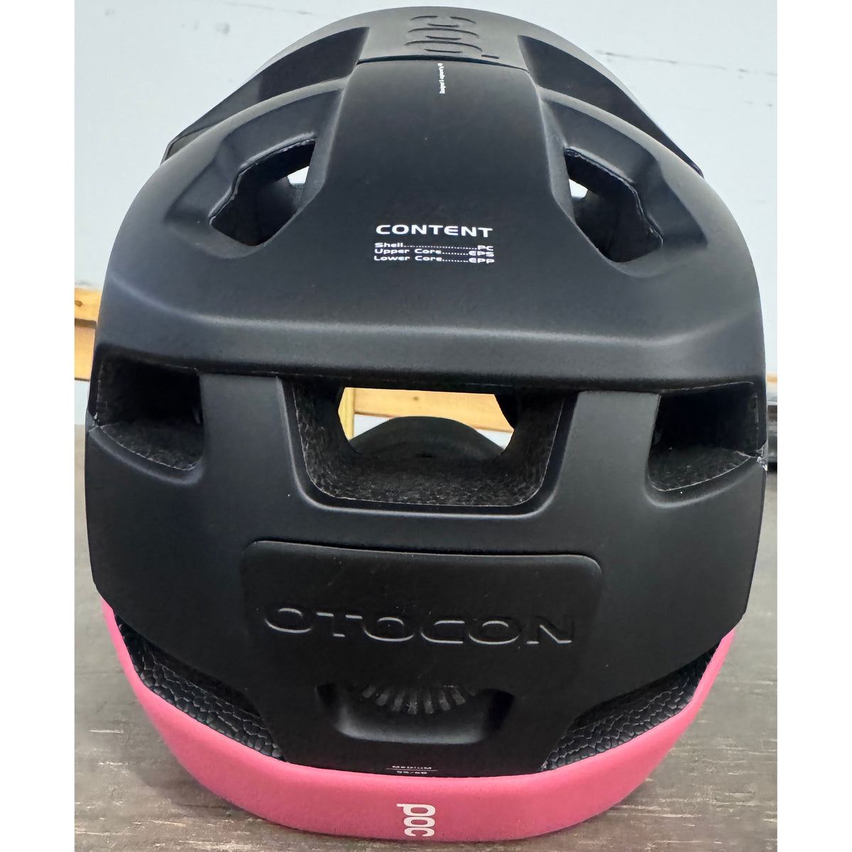 POC Sports Otocon Helmet - Uranium Black/Ammolite Coral Matt - Medium - Used - Acceptable