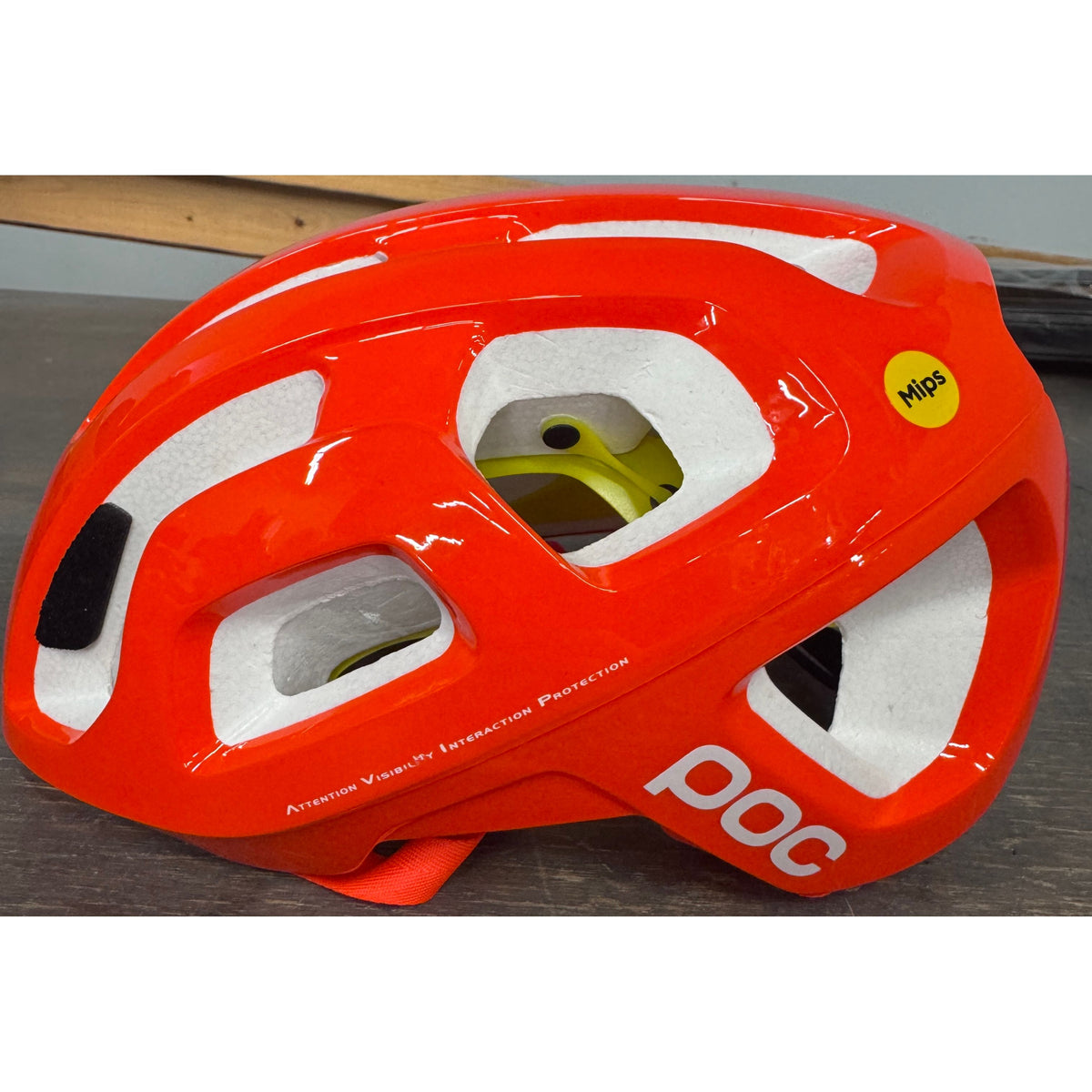 POC Sports Octal Mips (cpsc) Helmet - Fluorescent Orange AVIP - Large - Used - Acceptable