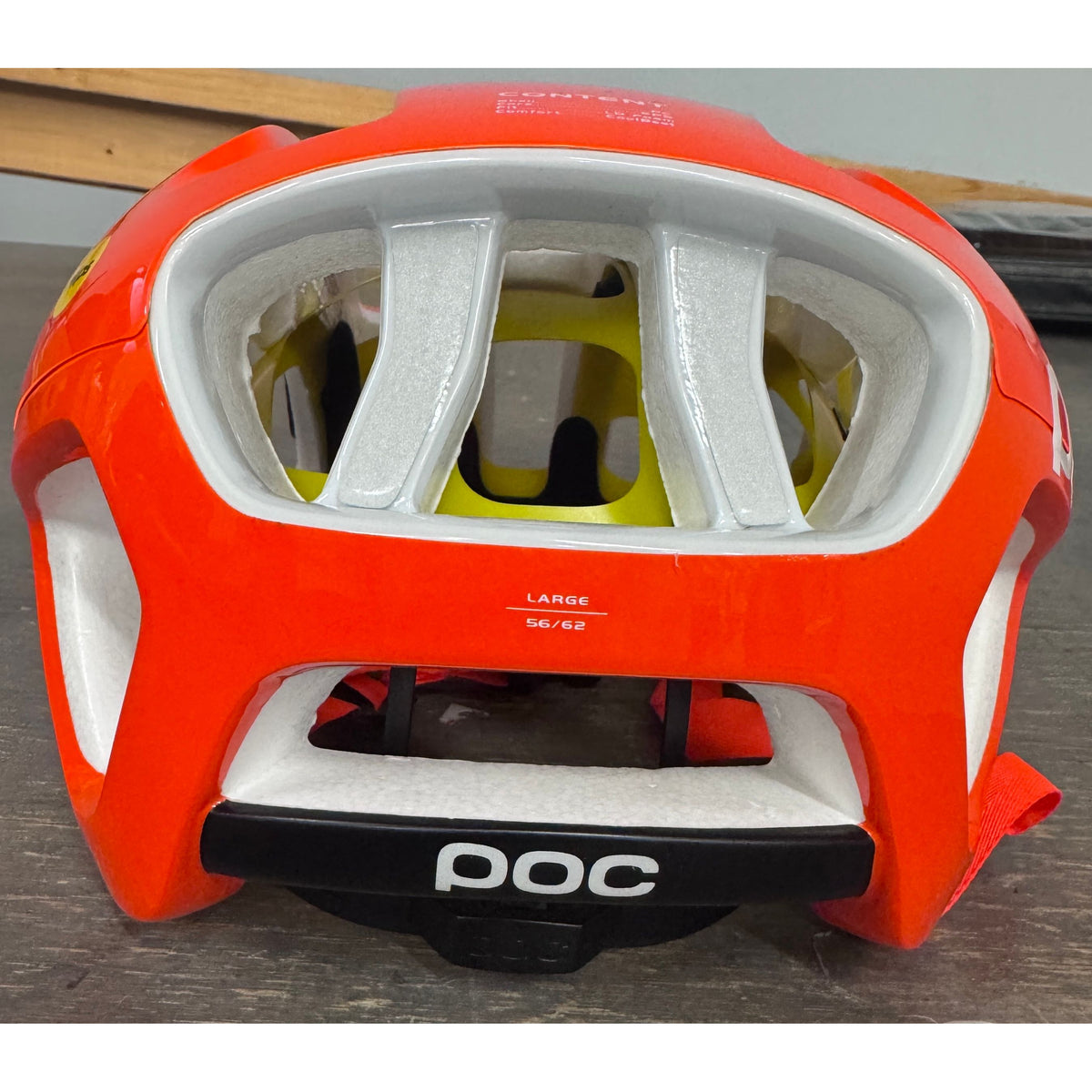 POC Sports Octal Mips (cpsc) Helmet - Fluorescent Orange AVIP - Large - Used - Acceptable