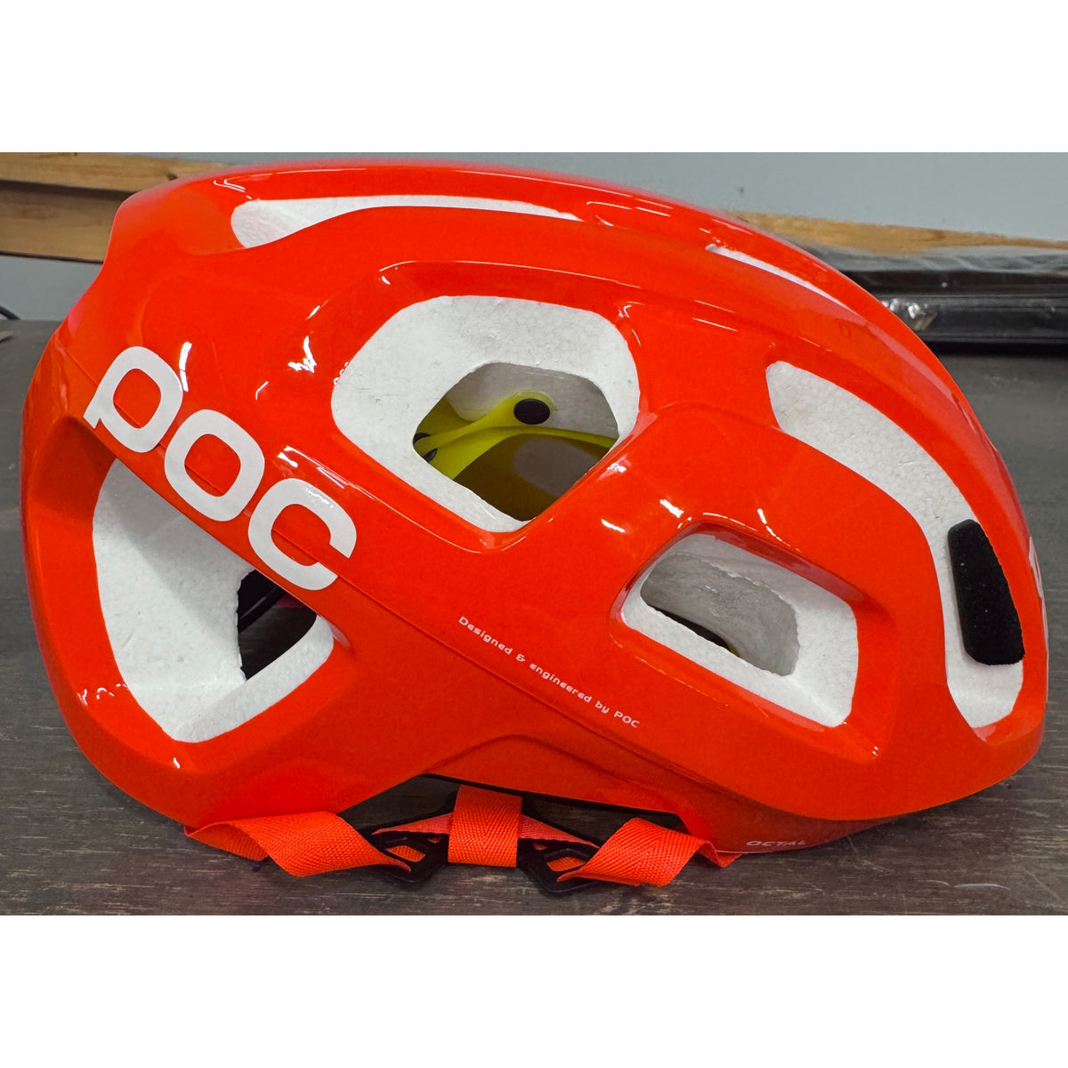 POC Sports Octal Mips (cpsc) Helmet - Fluorescent Orange AVIP - Large - Used - Acceptable