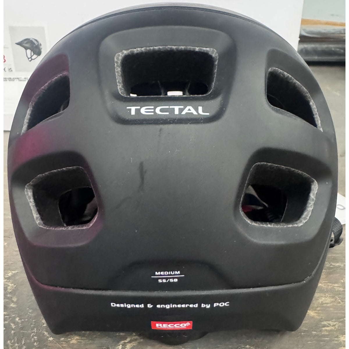 POC Sports Tectal Helmet - Uranium Black Matt - Medium - Used - Acceptable