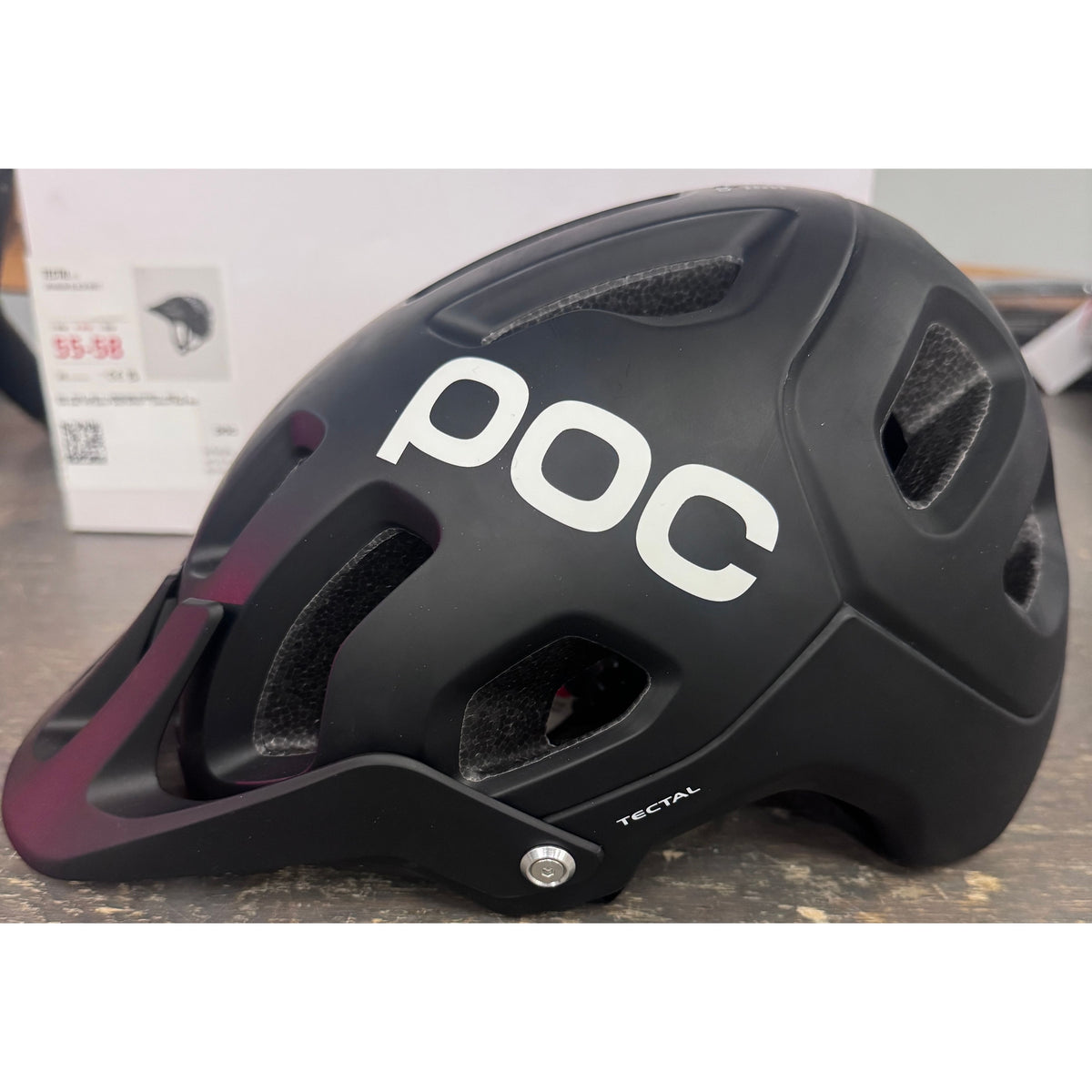 POC Sports Tectal Helmet - Uranium Black Matt - Medium - Used - Acceptable