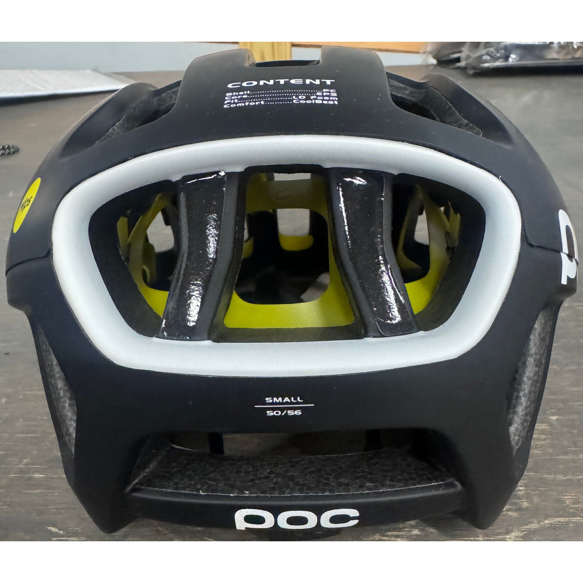 POC Sports Octal Mips (cpsc) Helmet - Uranium Black Matt - Small - Used - Acceptable