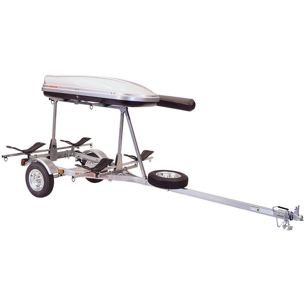 Malone MicroSport Low Bed Trailer package(Tier, Spare, 2 sets MegaWings, Cargo Box, Rod Tube)