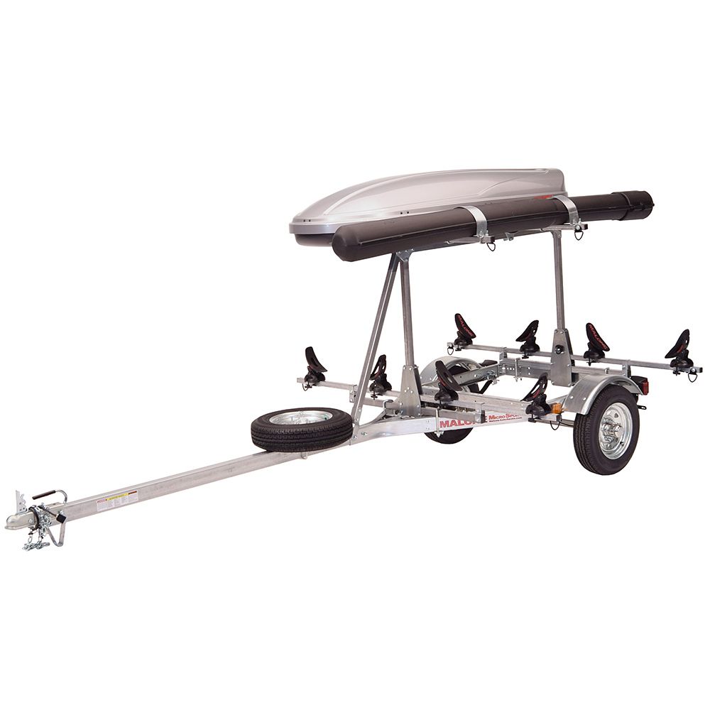 Malone MicroSport Low Bed Trailer package(Tier, Spare, 2 sets Saddle UP, Cargo Box, Rod Tube)