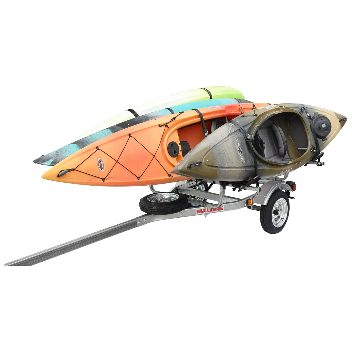 Malone MicroSport Package 1-Trailer, 1-Spare Tire Kit, 4 - J-Pro2