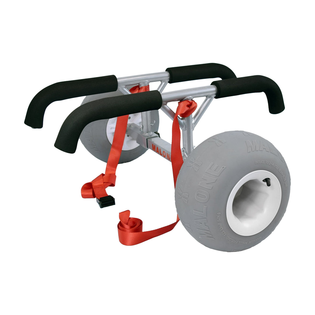 Malone MPG576-S TraverseTRX-S Bunk Style Canoe/Kayak Cart (with balloon beach tires)