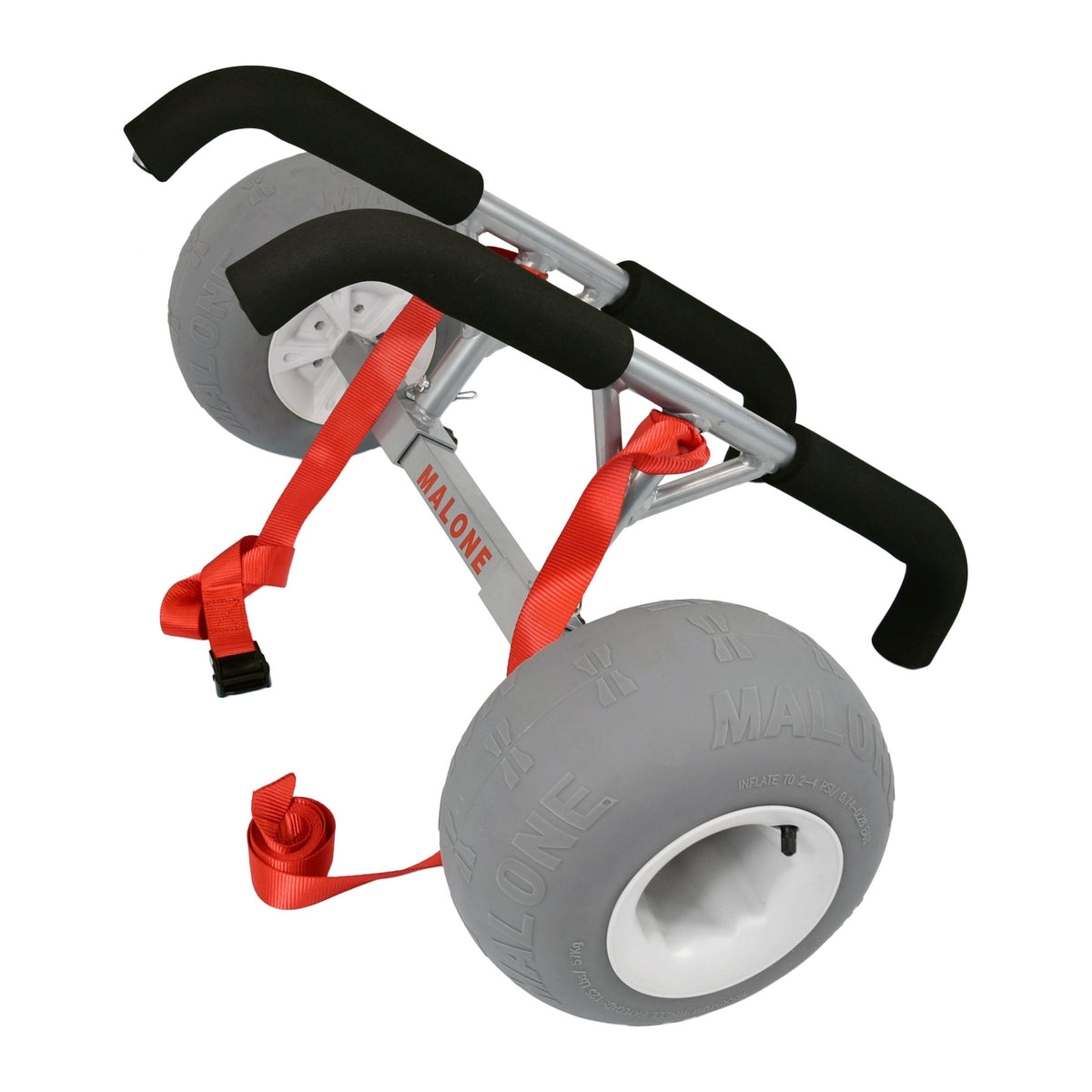 Malone MPG576-S TraverseTRX-S Bunk Style Canoe/Kayak Cart (with balloon beach tires)