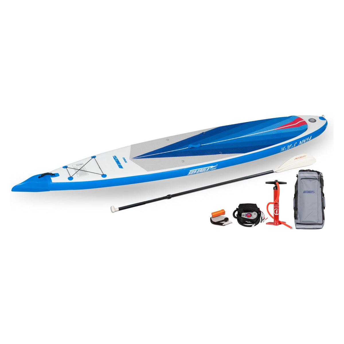 Sea Eagle NeedleNose 14 SUP Electric Pump Package