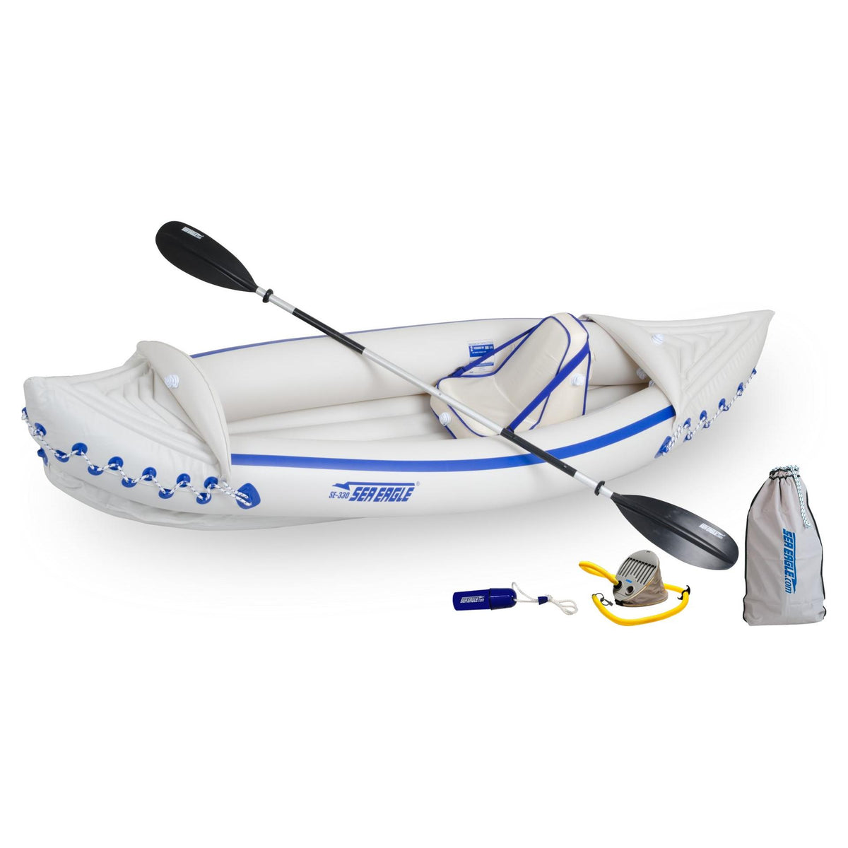 Sea Eagle 330 Sport Kayak Pro Solo Kayak Package
