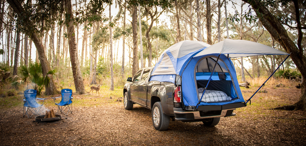 Napier Sportz Truck Tent - Blue/Gray - Compact Short Bed - Used - Acceptable