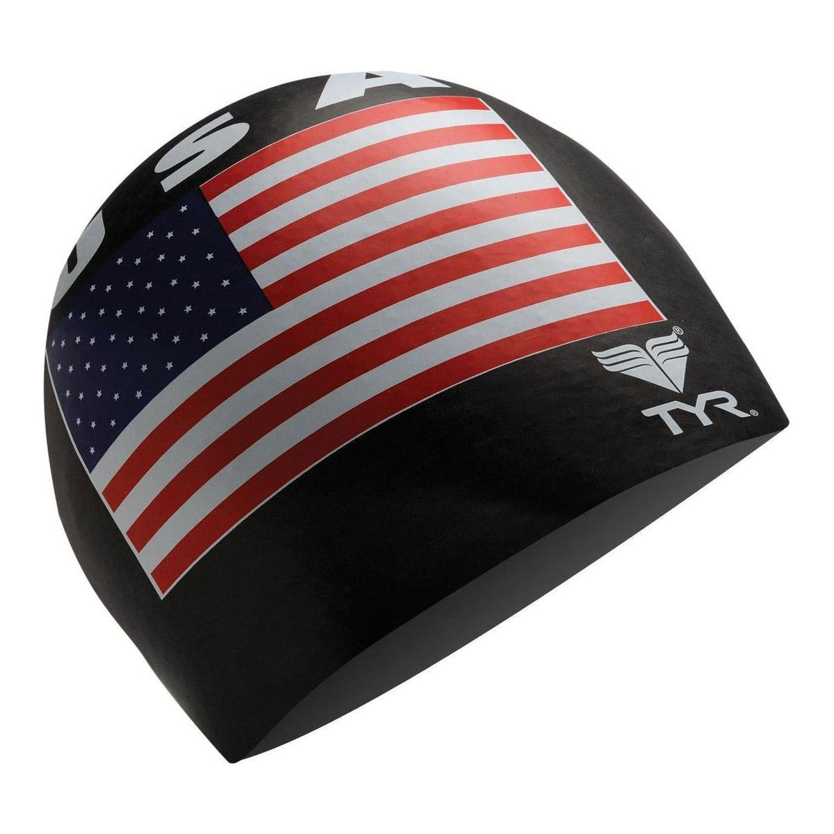 TYR USA Latex Swim Cap