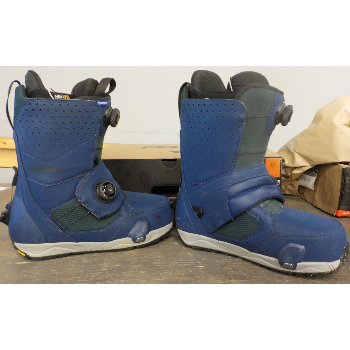 Burton Men's Photon Step On BOA Snowboard Boots - Nightfall/Deep Emerald - 12 - Used - Acceptable