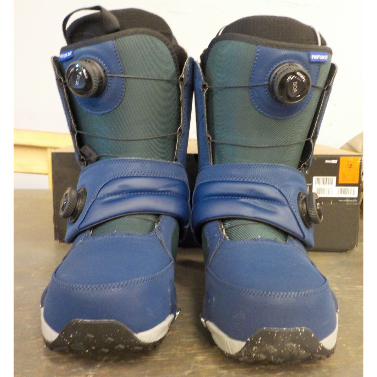 Burton Men's Photon Step On BOA Snowboard Boots - Nightfall/Deep Emerald - 12 - Used - Acceptable