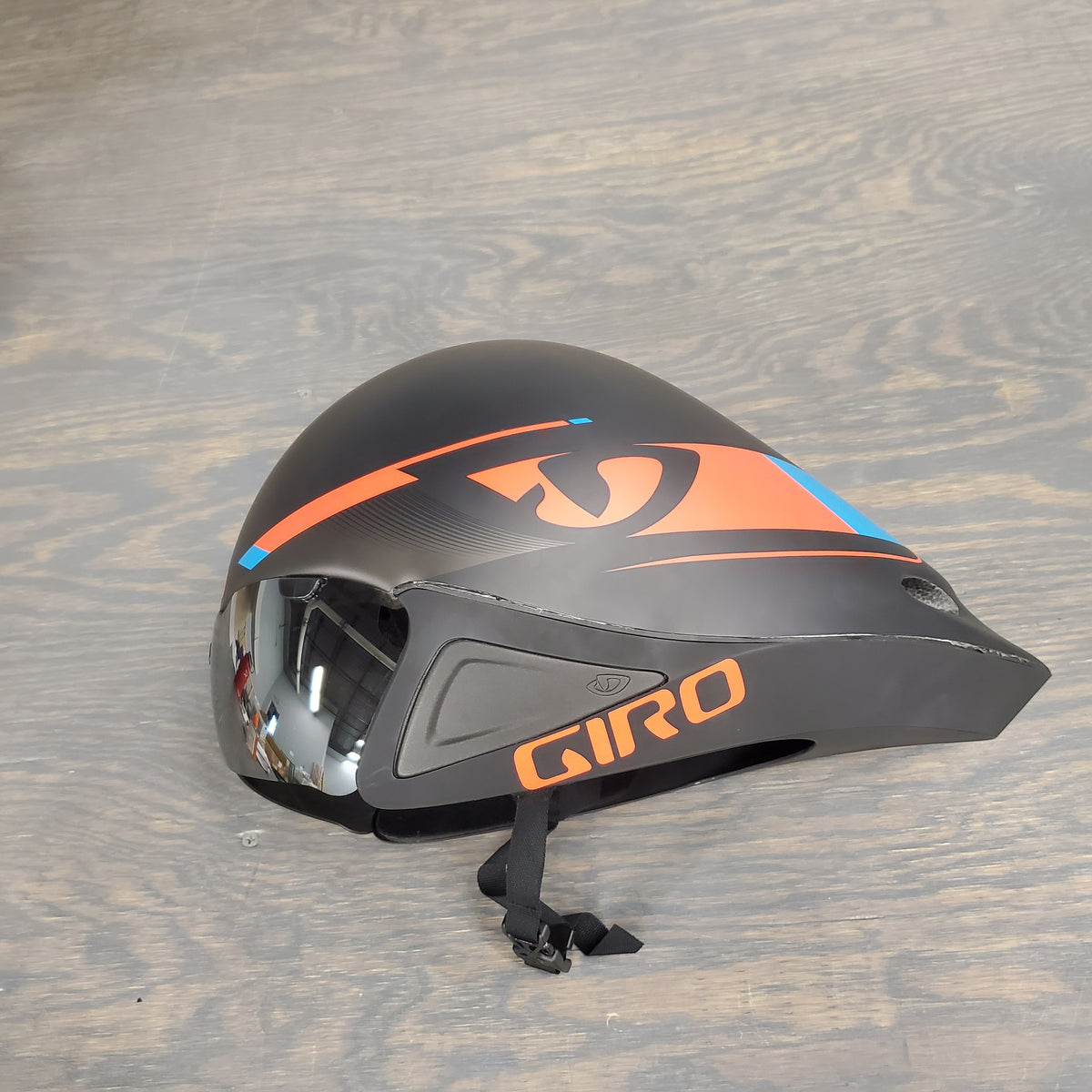Giro Selector Helmet - Matte Black/Glowing Red/Blue - Small/Medium - Used - Acceptable