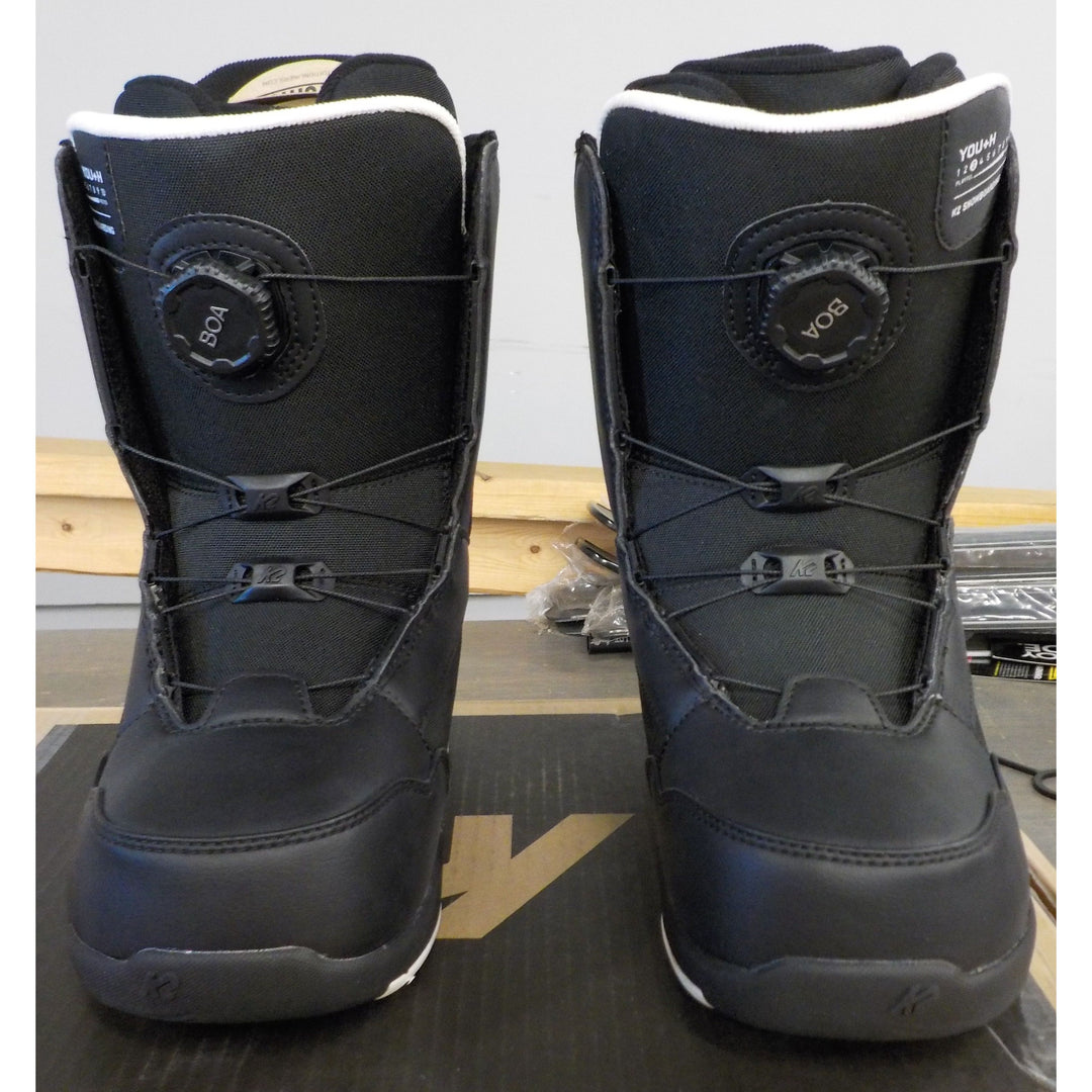 K2 Youth YOU+H Snowboard Boots - Black - 6 - Used - Acceptable