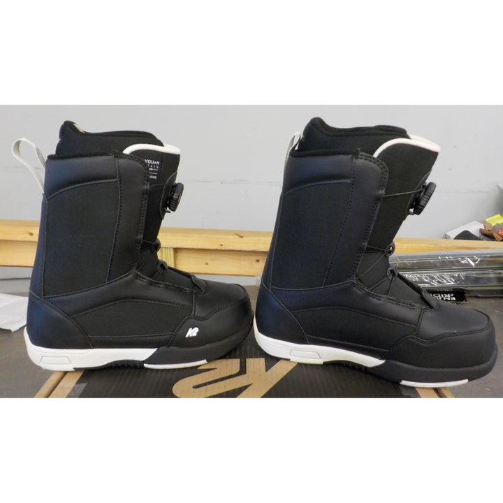 K2 Youth YOU+H Snowboard Boots - Black - 6 - Used - Acceptable