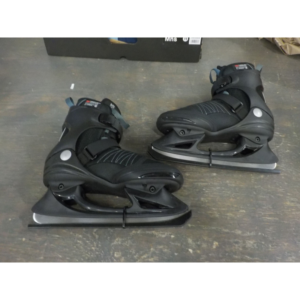 K2 Men's F.I.T. Ice Pro Skates - Black Gray - 7.5 - Used - Acceptable