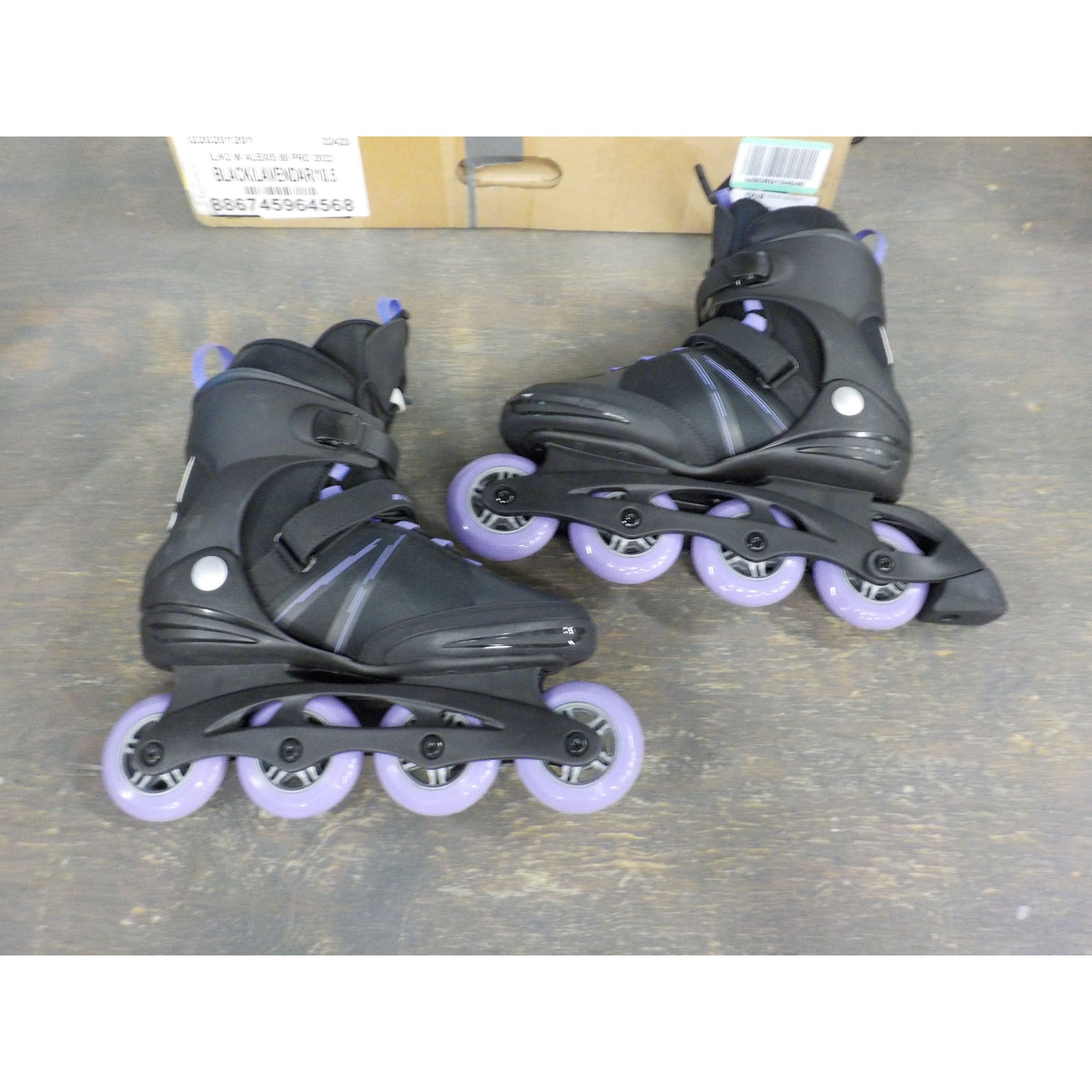 K2 Women's Alexis 80 Pro Inline Skates - Lavender - 10.5 - Used - Acceptable