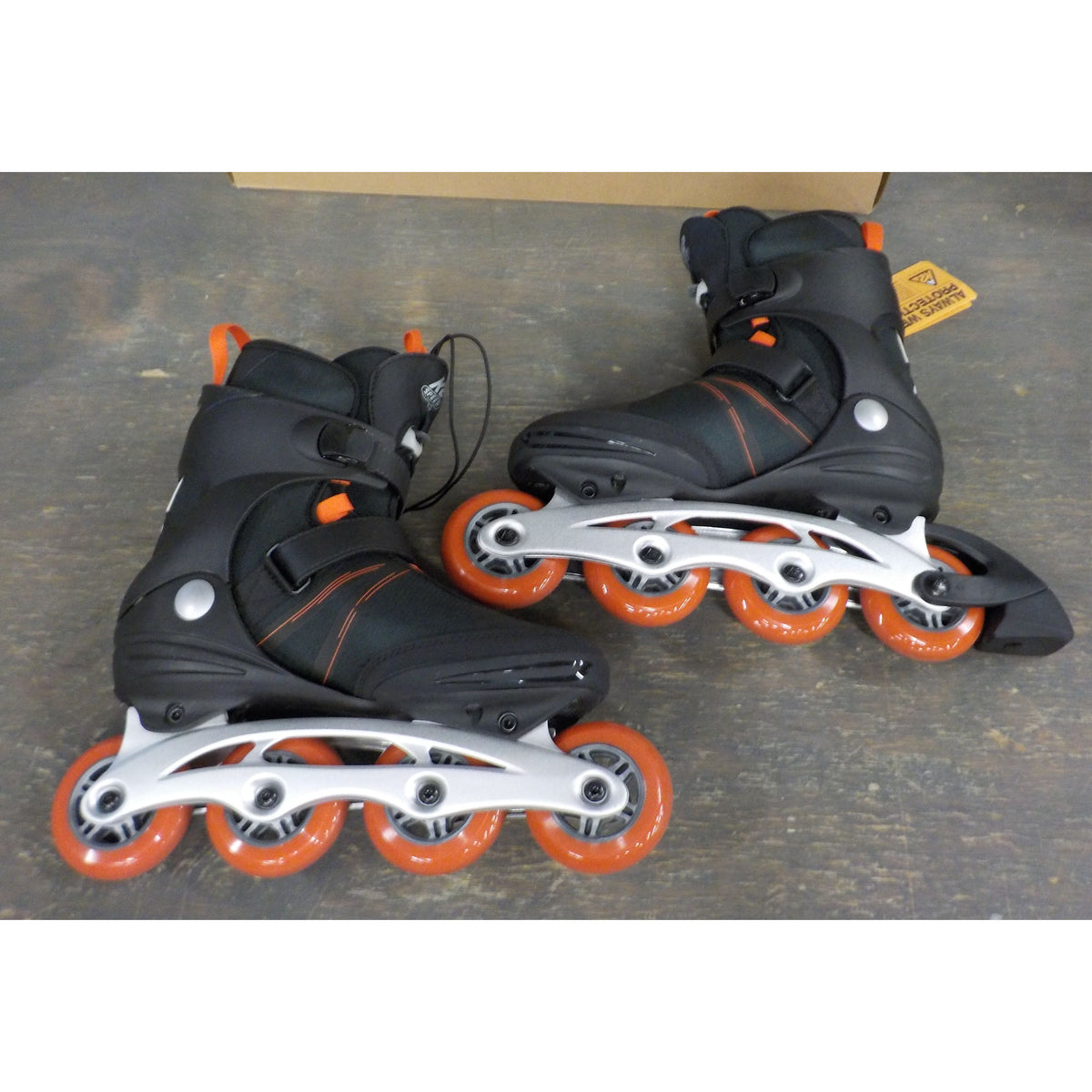 K2 F.I.T. 80 ALU Men's Inline Skates - Black Red - 8 - Used - Acceptable