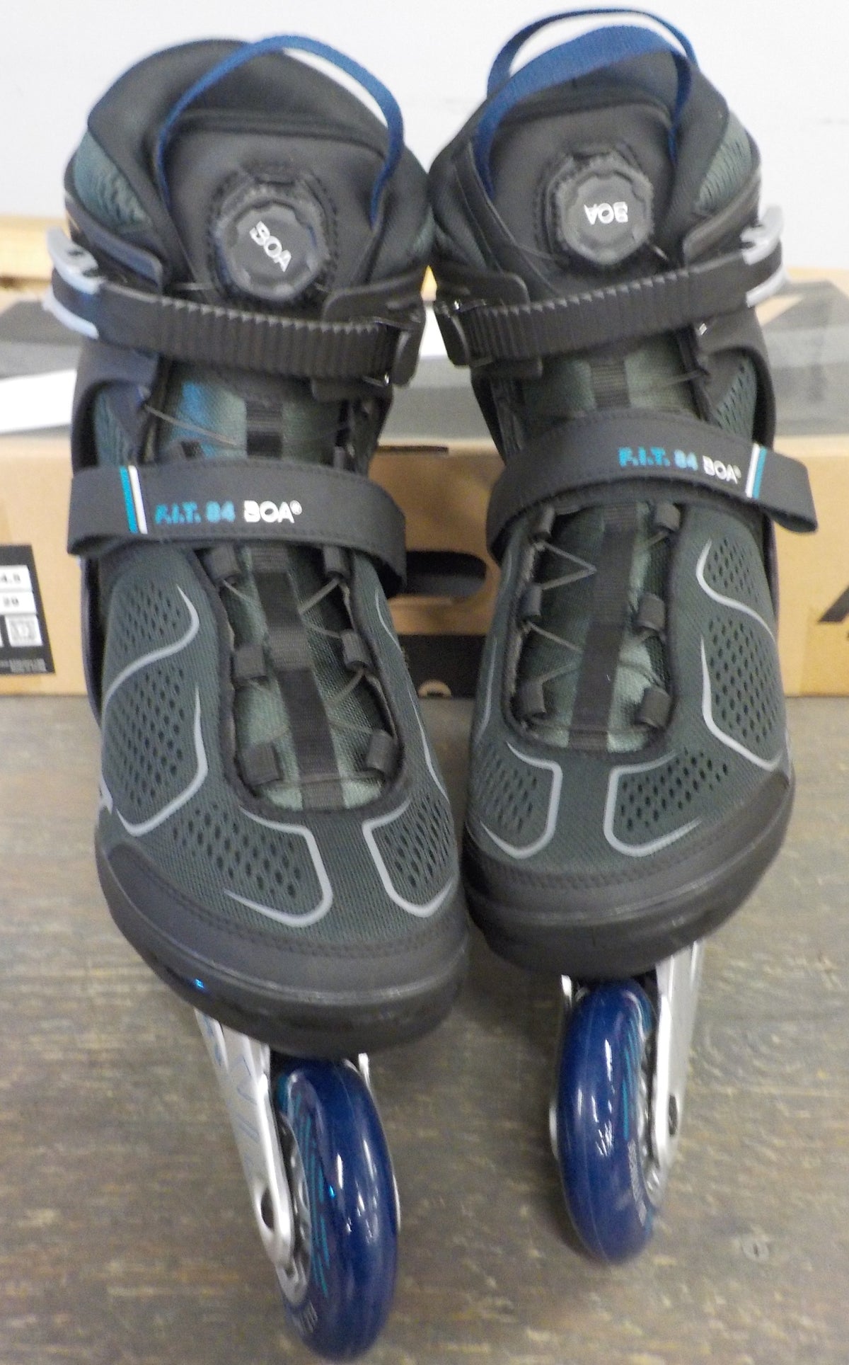 K2 F.I.T. 84 BOA Men's Inline Skates - Gray Blue - 11 - Used - Acceptable