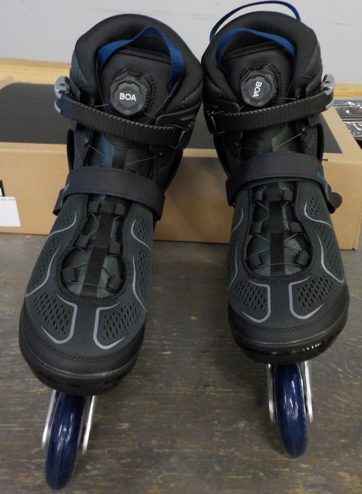 K2 F.I.T. 84 BOA Men's Inline Skates - Gray Blue - 12.5 - Used - Acceptable