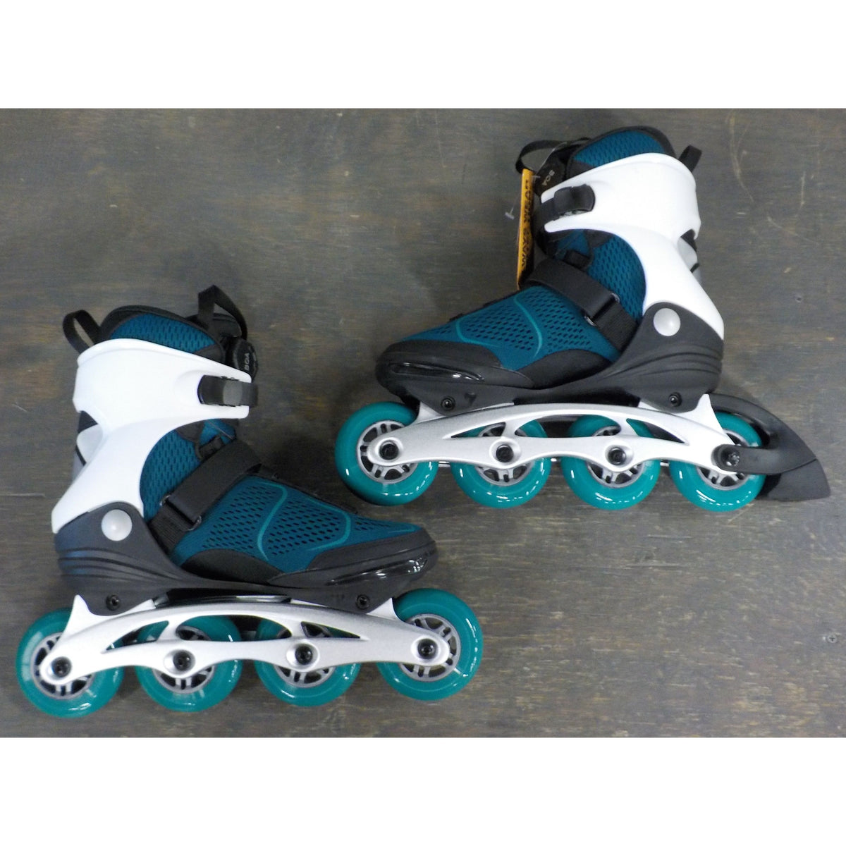 K2 Alexis 84 BOA Women's Inline Skates - Teal White - 9 - Used - Acceptable