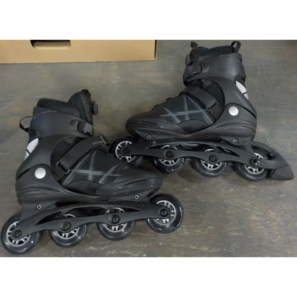 K2 Unisex VO2 S 90 BOA Inline Skates - Black Night - 11 - Used - Acceptable