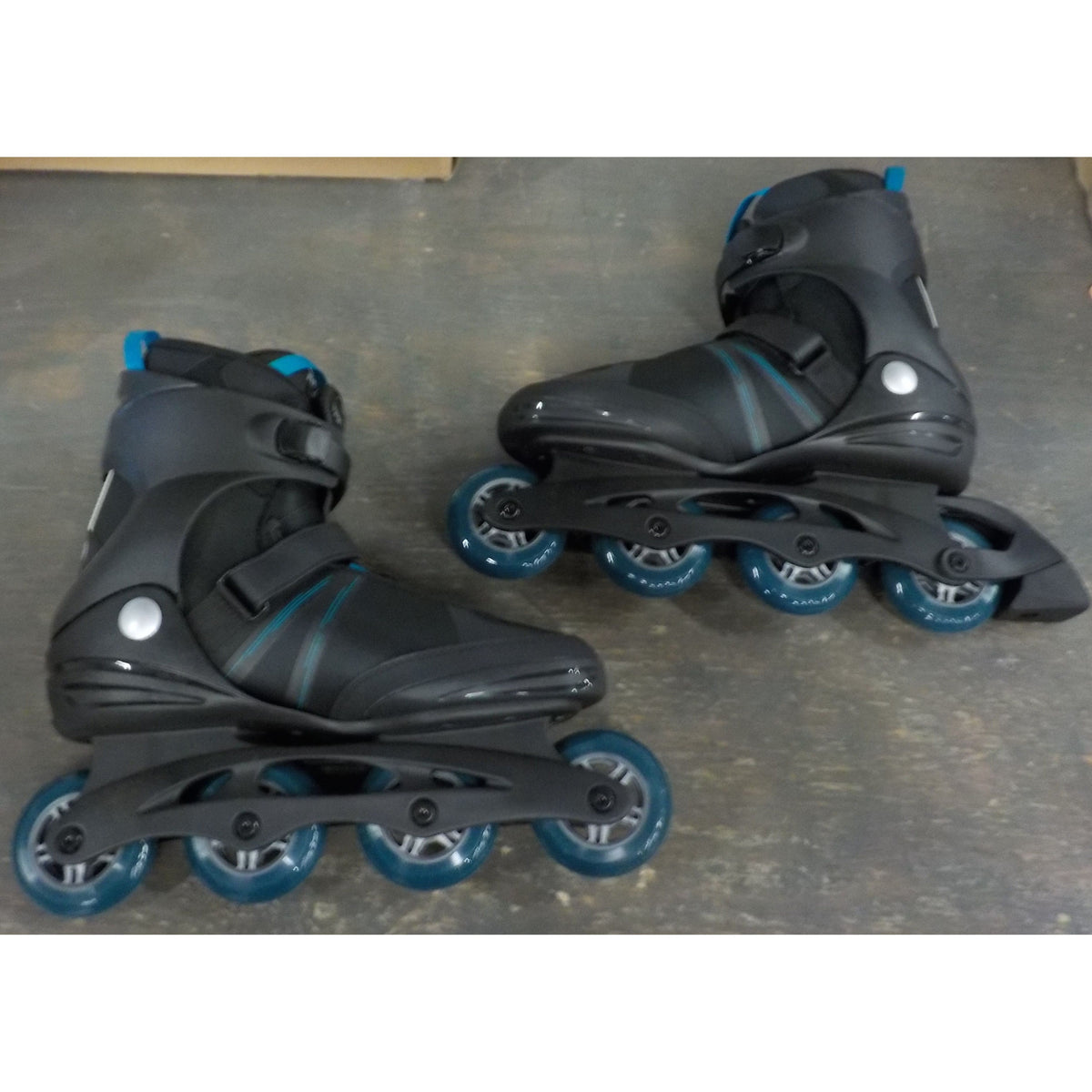 K2 Men's F.I.T. 80 BOA Skates - Black Blue - 11.5 - Used - Acceptable