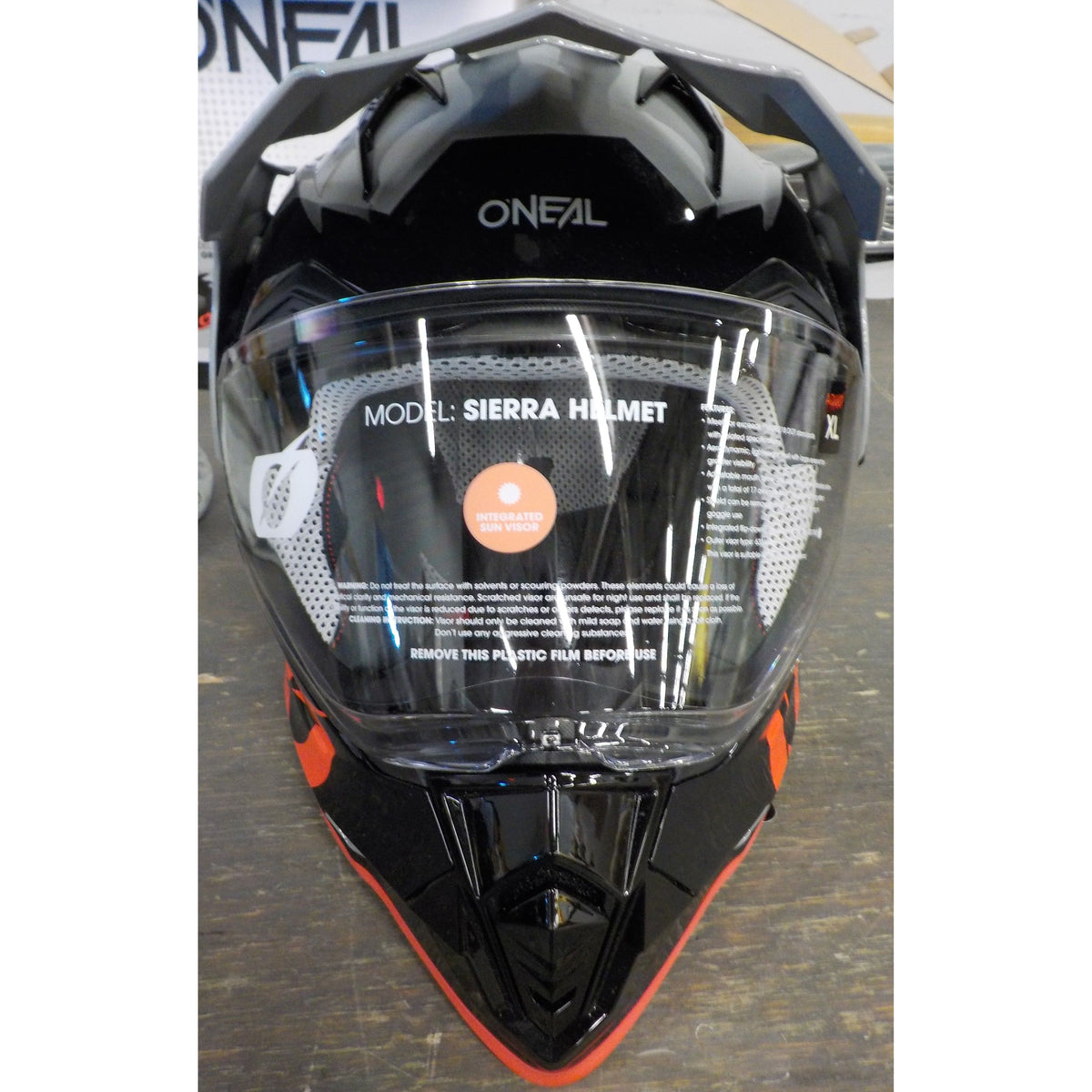 O'Neal Sierra Helmet - R V.23 Grey/Black/Red - X-Large - Used - Acceptable