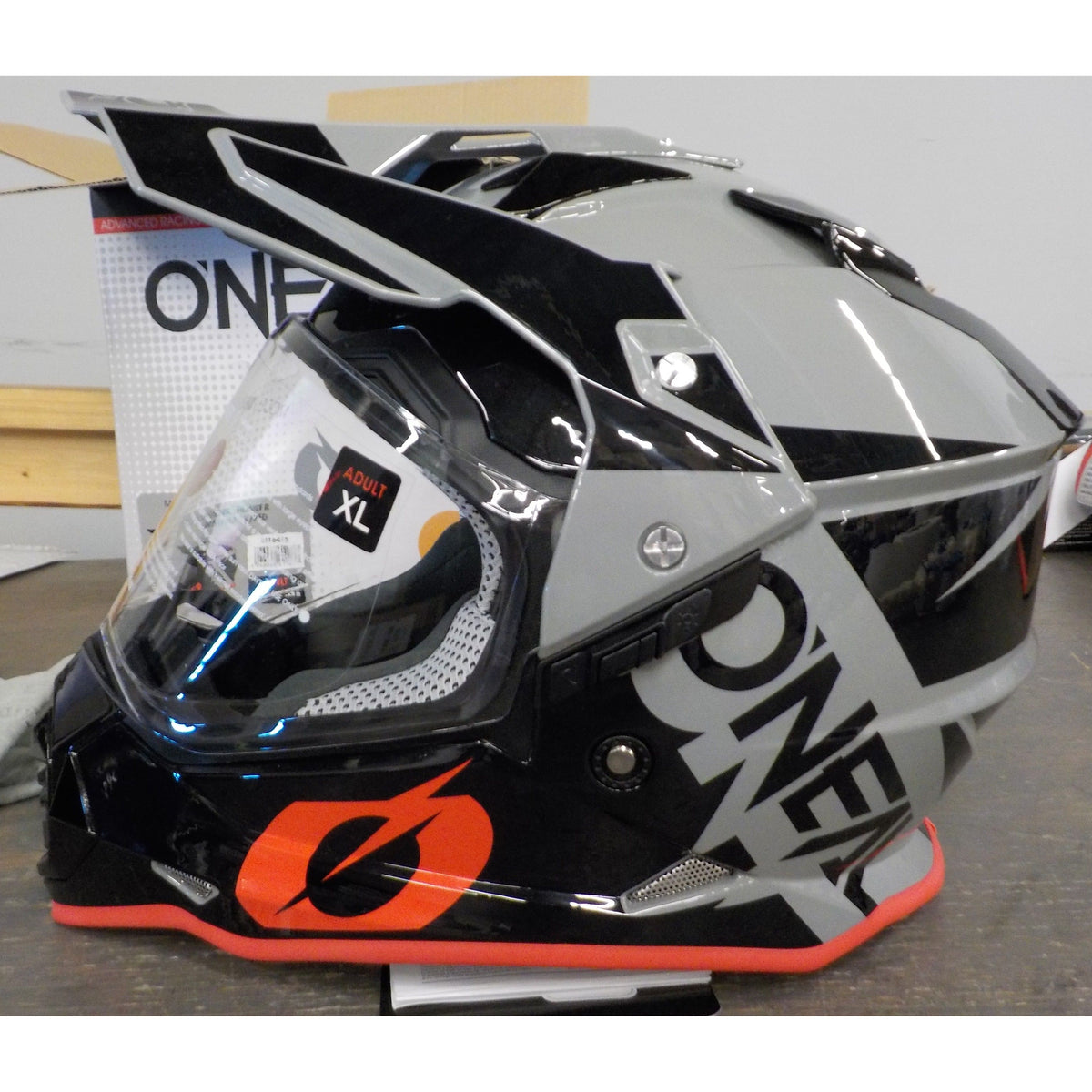 O'Neal Sierra Helmet - R V.23 Grey/Black/Red - X-Large - Used - Acceptable