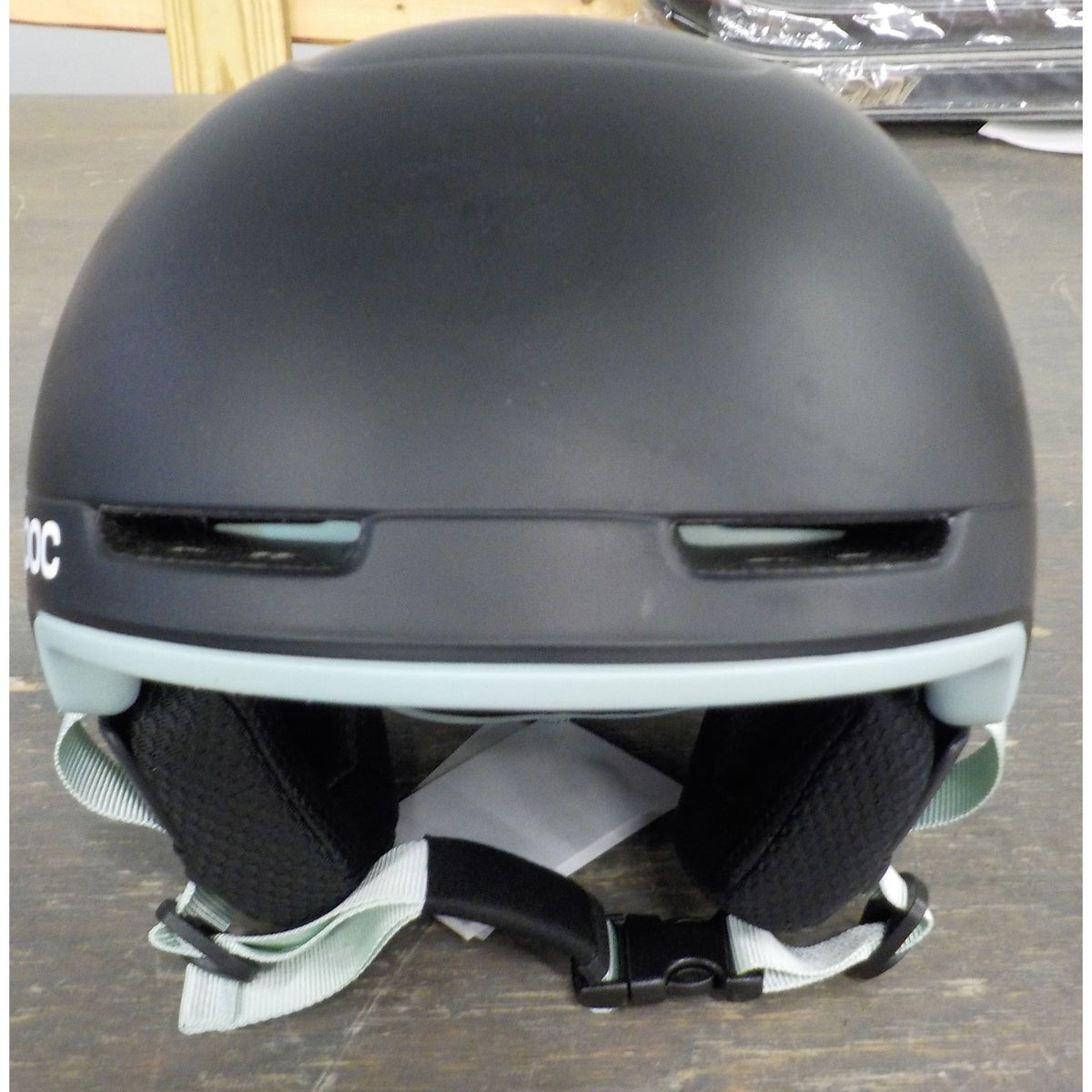 POC Sports Obex Pure Helmet - Uranium Black/Apophyllite Green Matt - Large/X-Large - Used - Acceptable