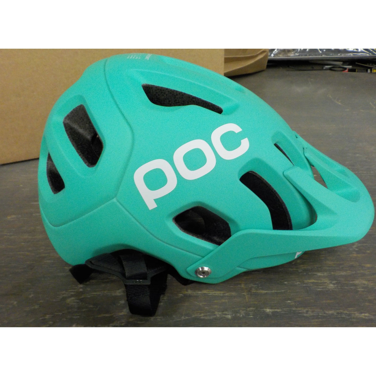 POC Sports Tectal Helmet - Fluorite Green Matt - Medium/Large - Used - Acceptable