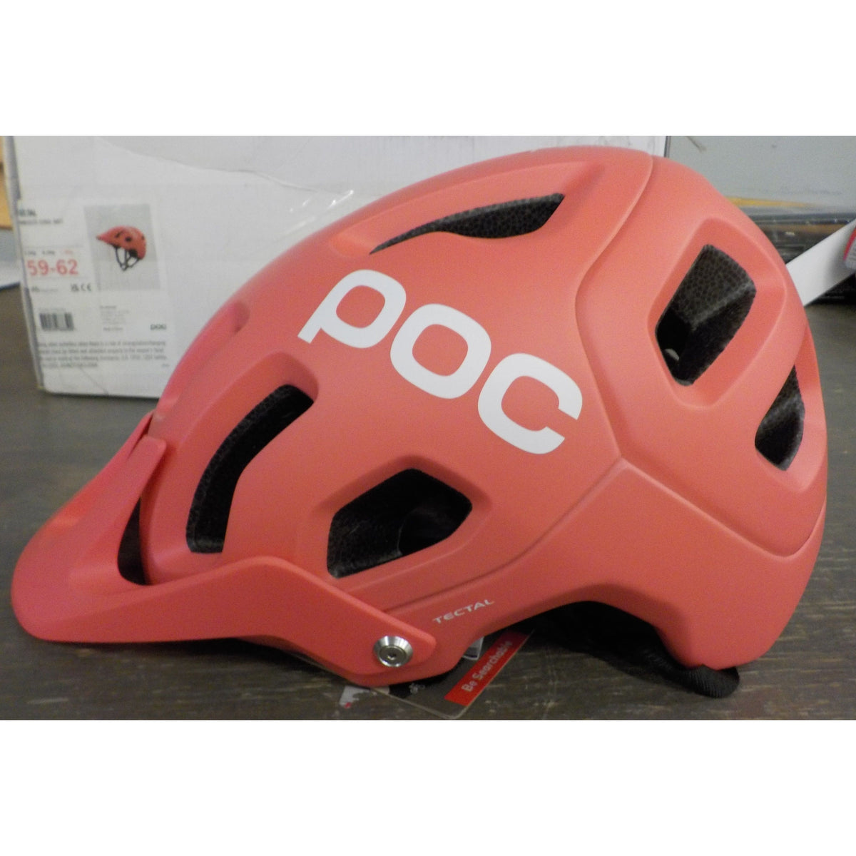POC Sports Tectal Helmet - Ammolite Coral Matt - Large - Used - Acceptable