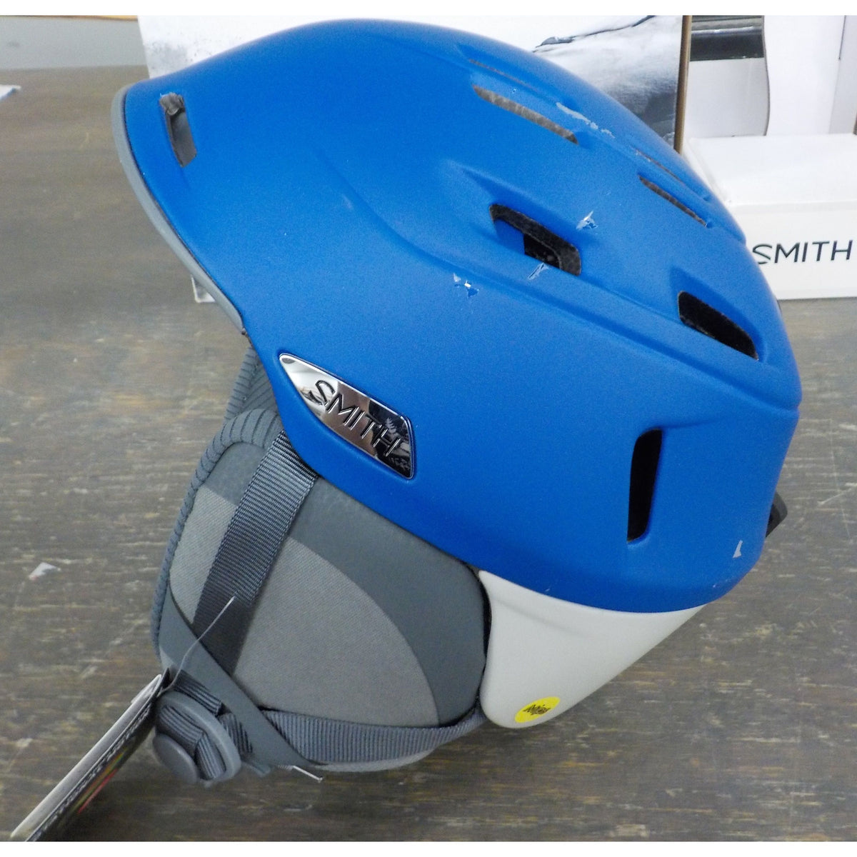 Smith Camber MIPS Helmet - Matte Imperial Blue/Cloud Grey - Small - Used - Acceptable