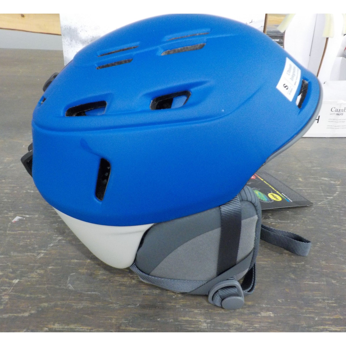 Smith Camber MIPS Helmet - Matte Imperial Blue/Cloud Grey - Small - Used - Acceptable