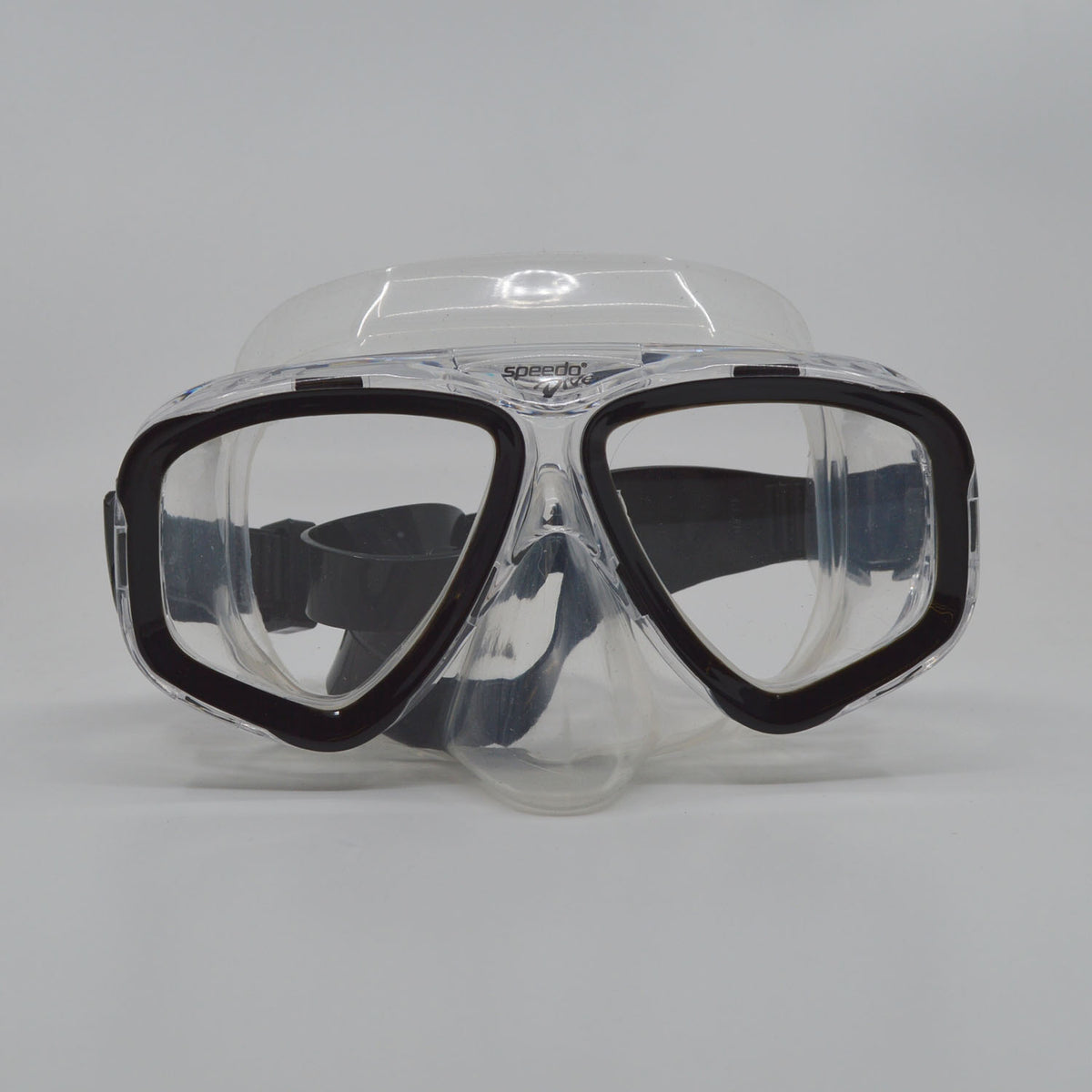 Speedo Adult Recreation Dive Mask - Black/Black - USED