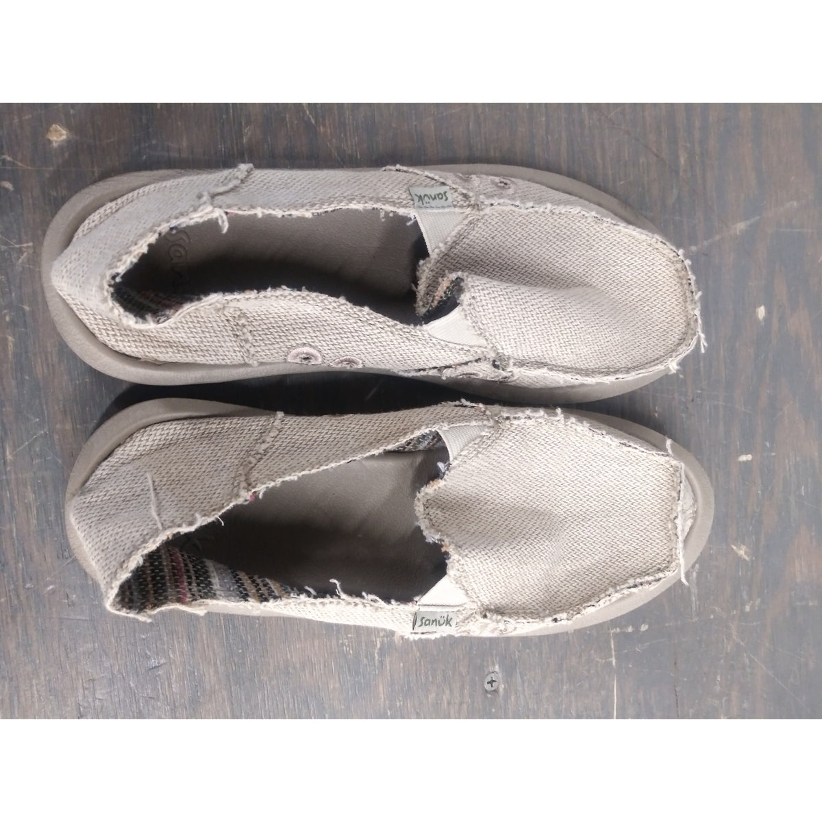 Used Sanuk Donna Hemp Shoes