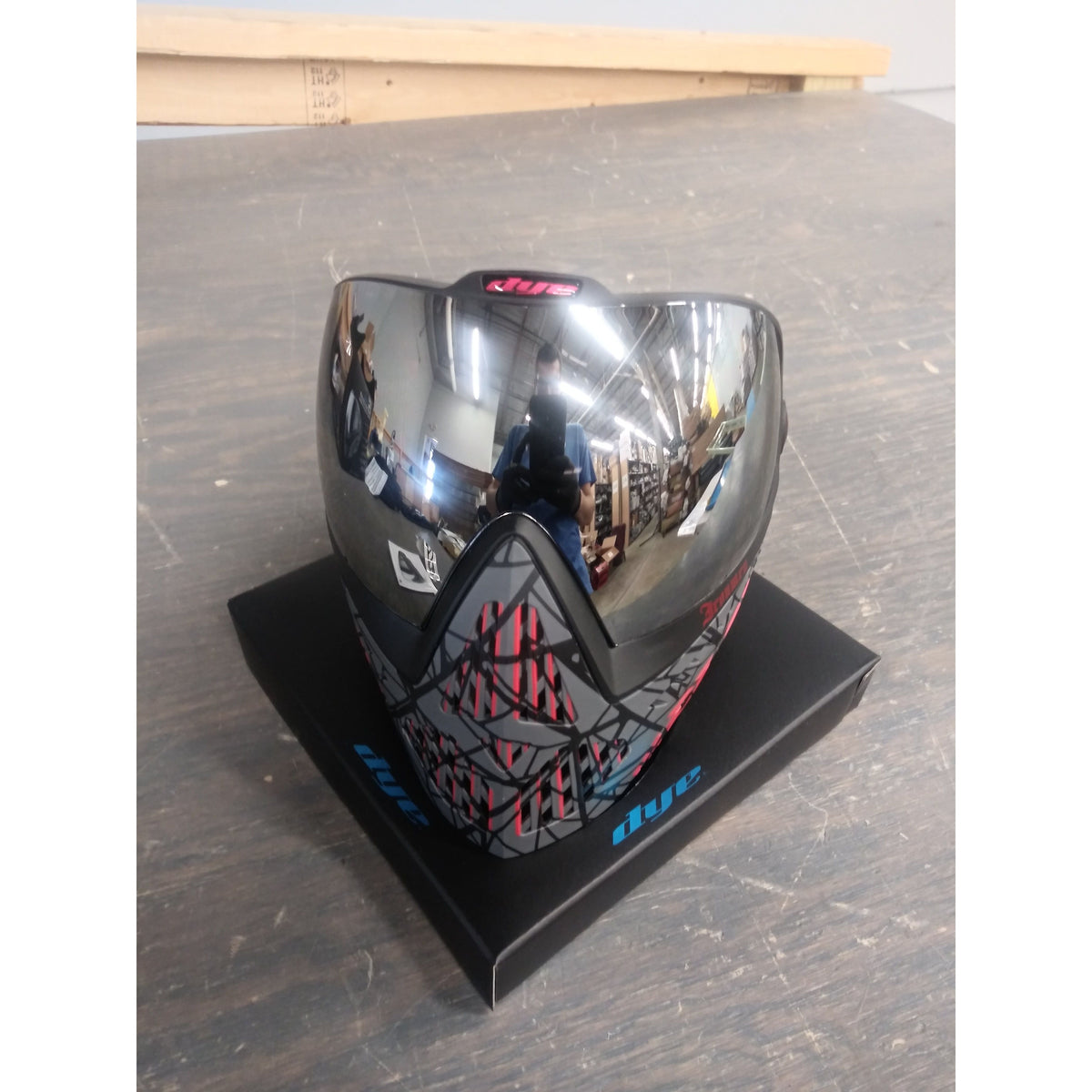 DYE i5 Paintball Goggle - Ironmen Black/Red - Used - Good