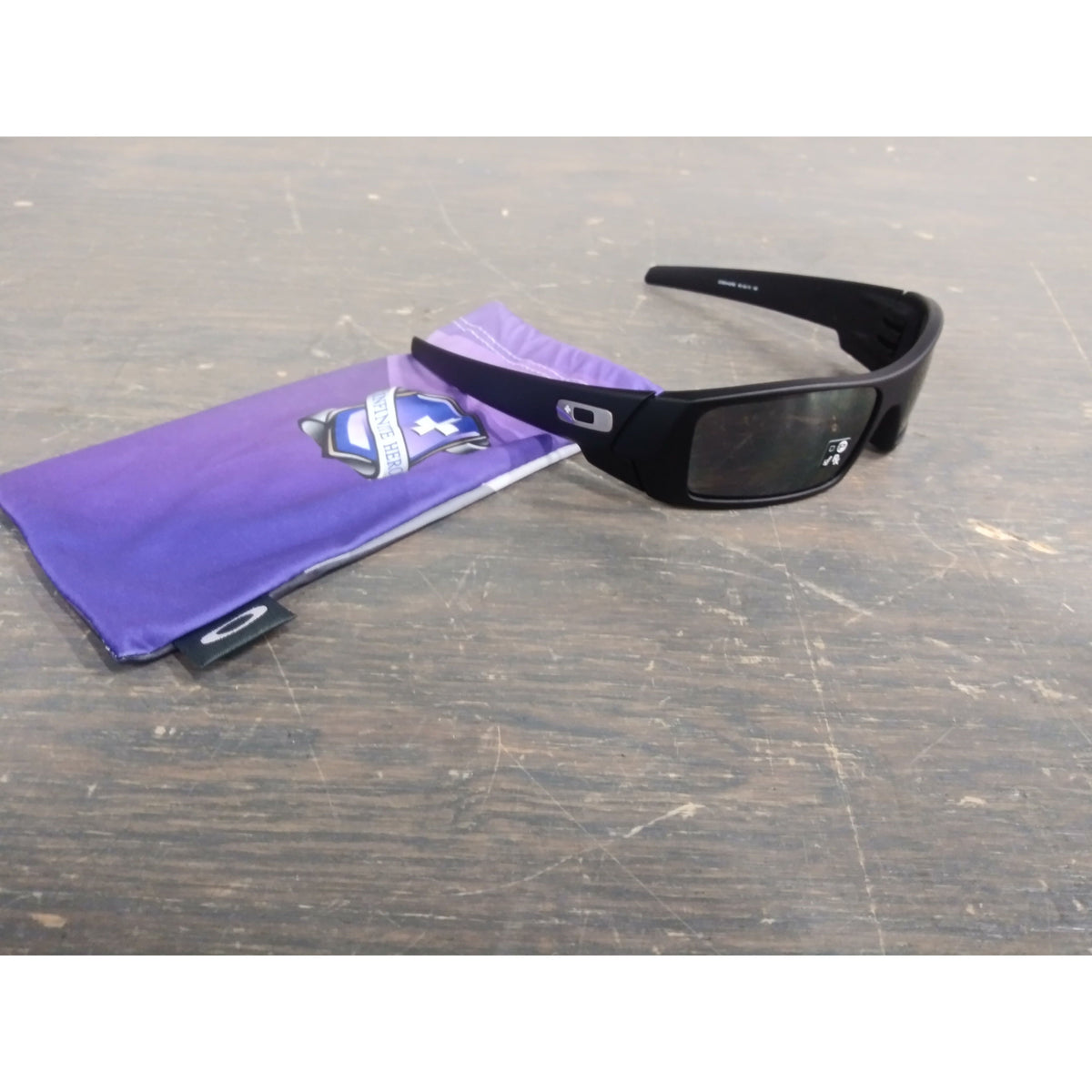Oakley Standard Issue Gascan Sunglasses - Infinite Hero Matte Black; Black Iridium - Used - Good