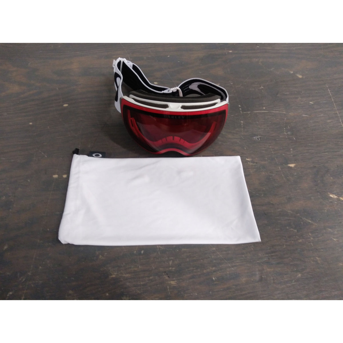 Oakley Flight Deck XM Goggles-Matte White; Prizm Rose - Used - Acceptable