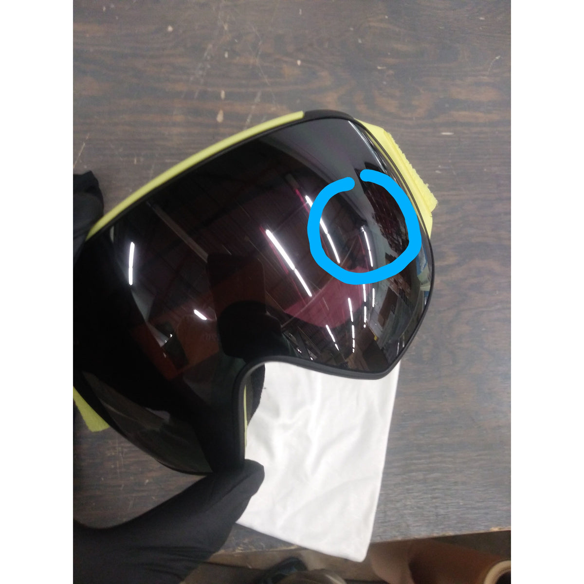 Anon M4 Goggle Toric + Bonus Lens + MFI Face Mask - Lemon/Perceive Sunny Onyx - Used - Acceptable