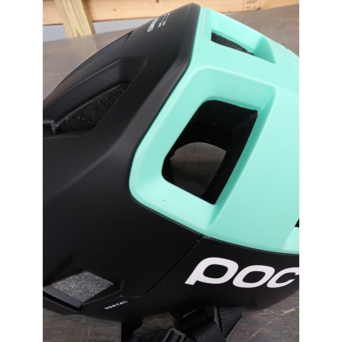 POC Sports Kortal Helmet - Uranium Black/Fluorite Green Matt