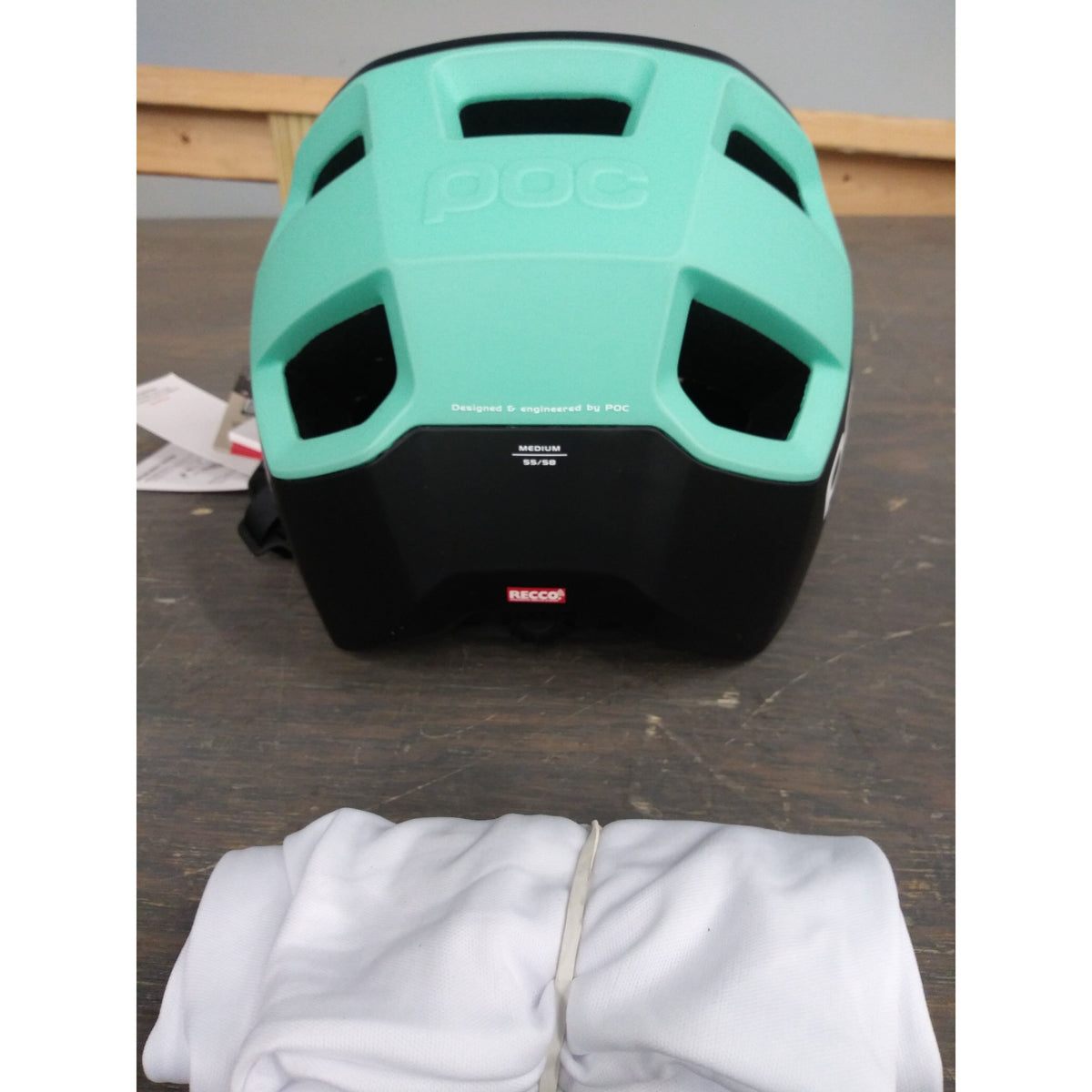 POC Sports Kortal Helmet - Uranium Black/Fluorite Green Matt