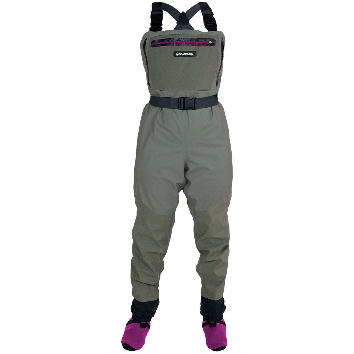 Compass 360 Ledges Women&#39;s Breathable Stockingfoot Chest Wader