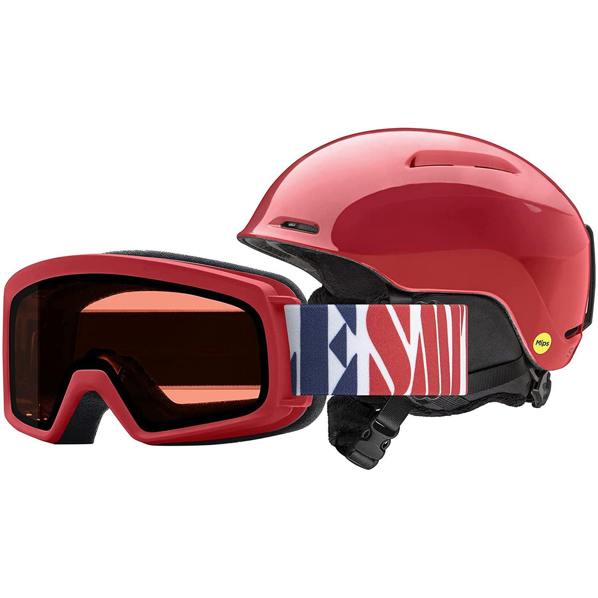 Smith Optics Glide Jr. MIPS Helmet/Rascal Goggle Combo