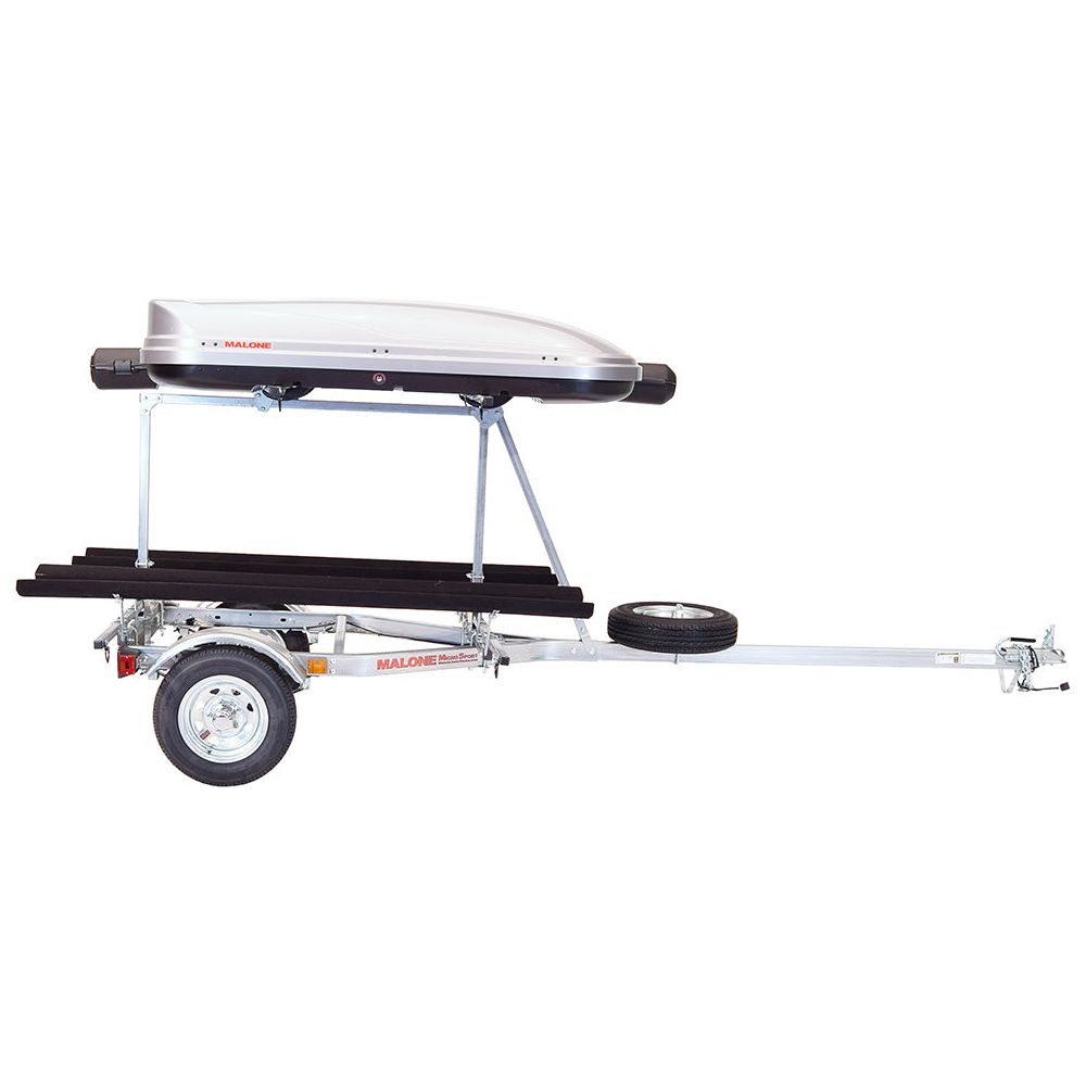 Malone MicroSport Low Bed Trailer package(Tier, Spare, 2 sets Bunks, Cargo Box, Rod Tube)